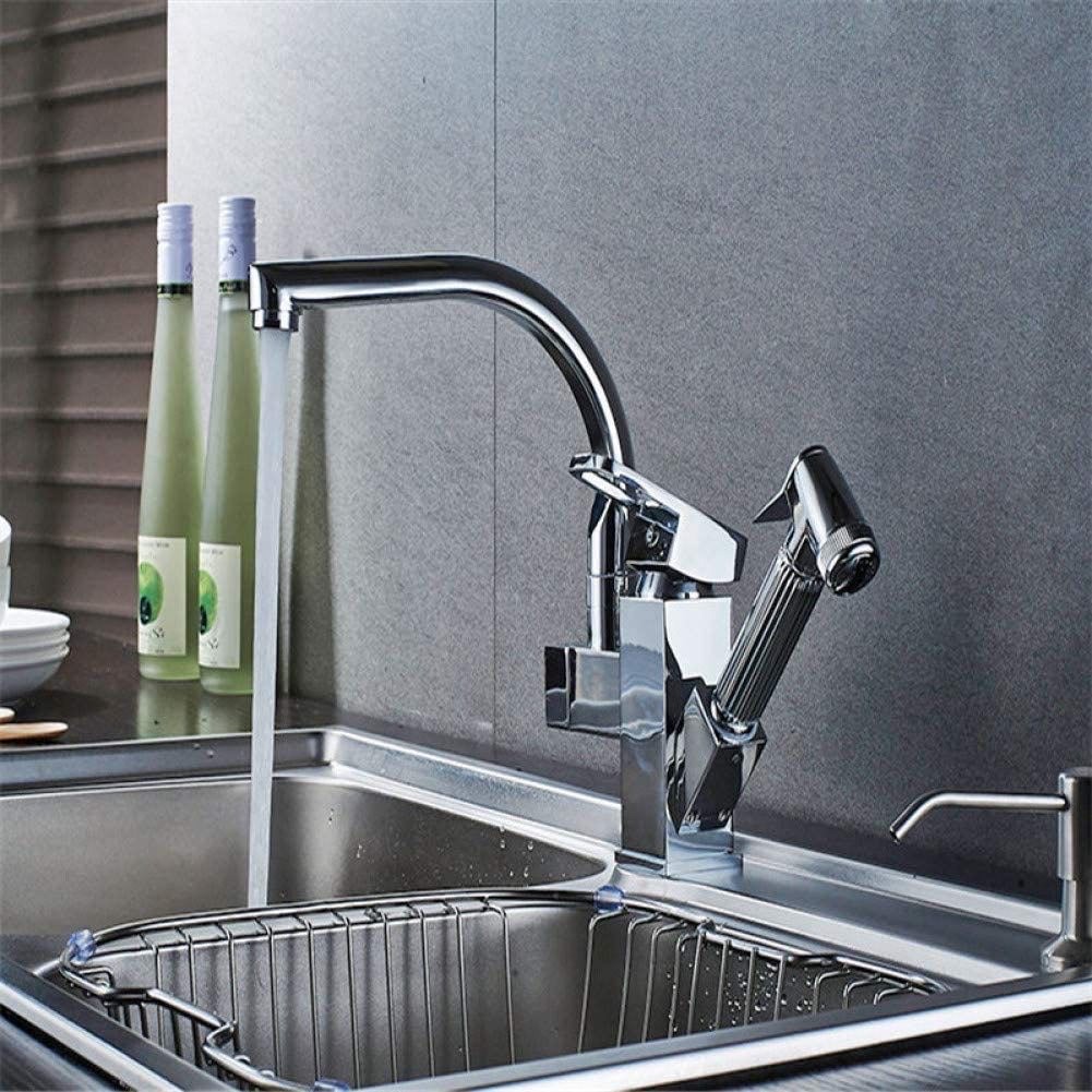 New year special offer🎁🎁Kitchen Sink Taps Kitchen Faucet Double Use Pull Out Sink Mixer Tap Hot Cold Water Tap