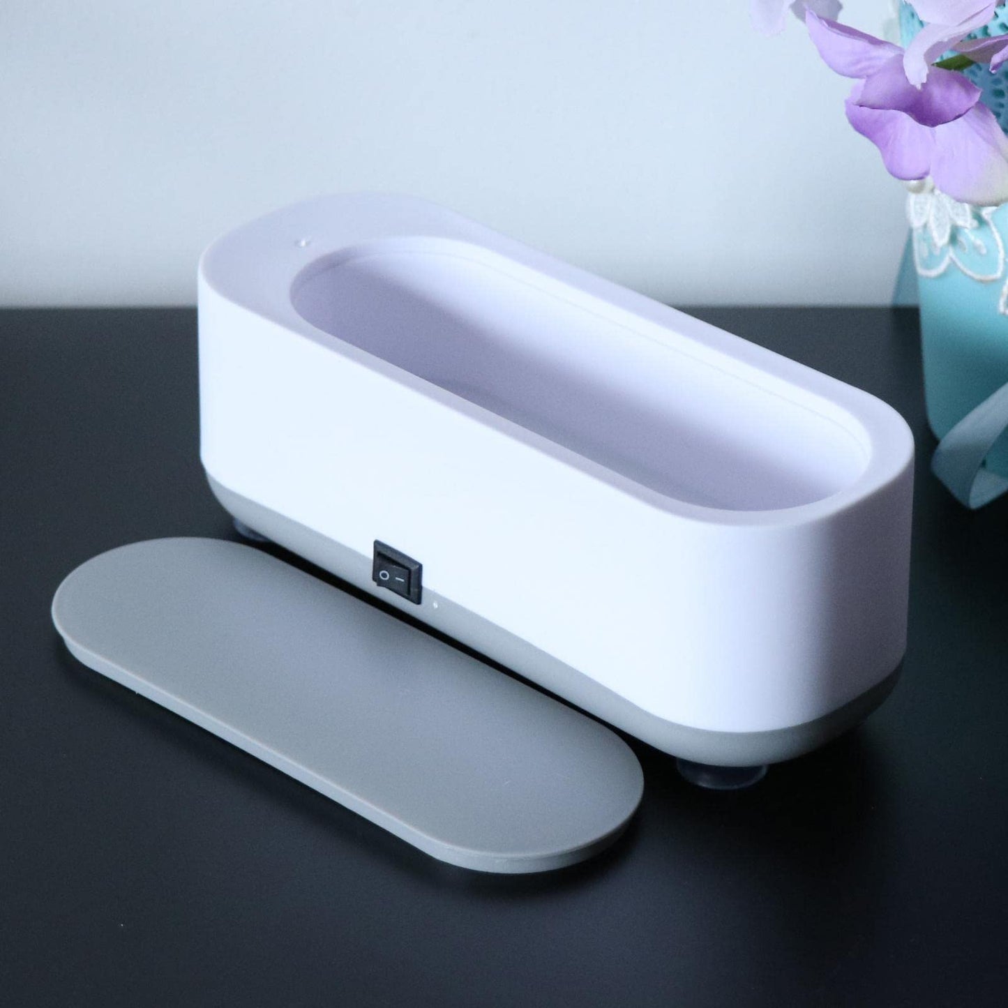 Portable Household Professional Ultrasonic Jewelry Cleaner Timer Vibration Wash Cleaner Washing Jewelry Watch Eye Glasses Ring Cleaning Machine Basket