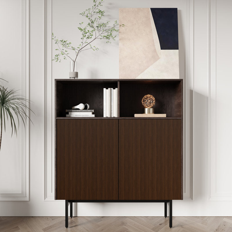 Elegant Large Heavy 140LBs 51.1'' Sideboard. Cabibet storage