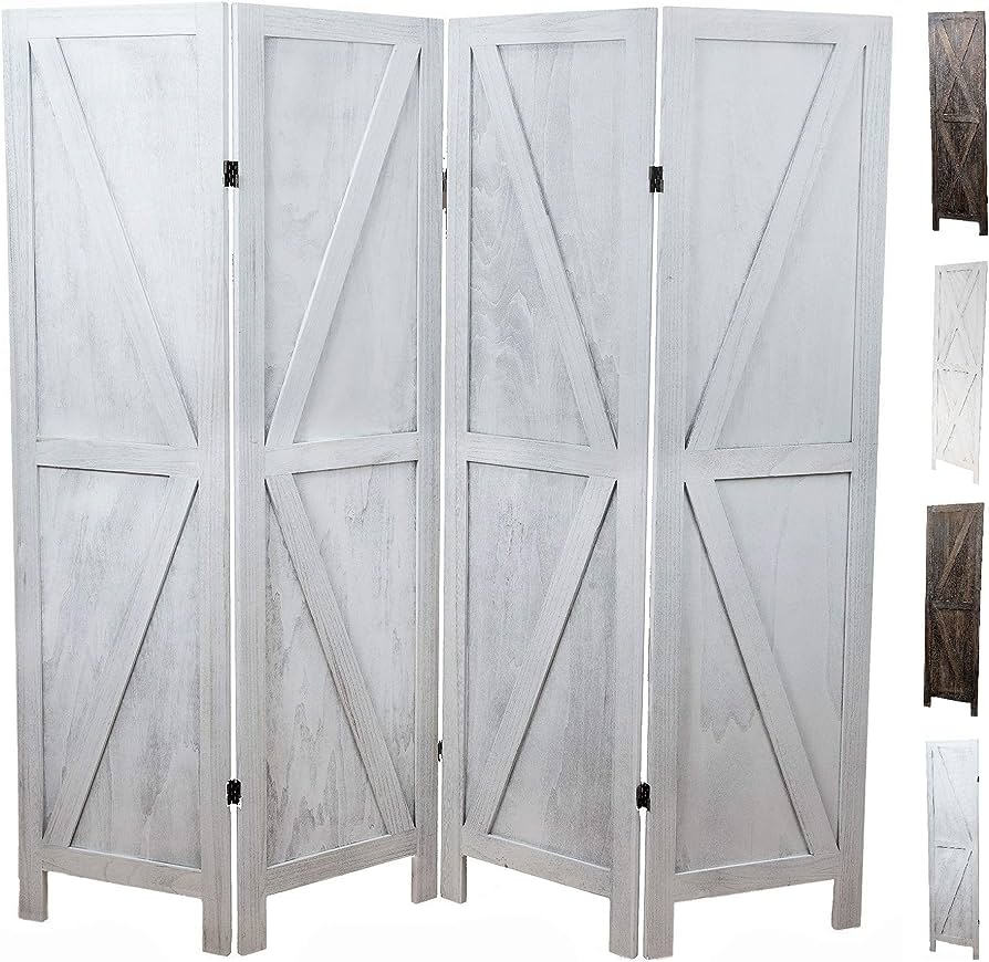 4 Panel Dviders Partition for Rooms, Room Separator, Temporary Wall, Folding Screen