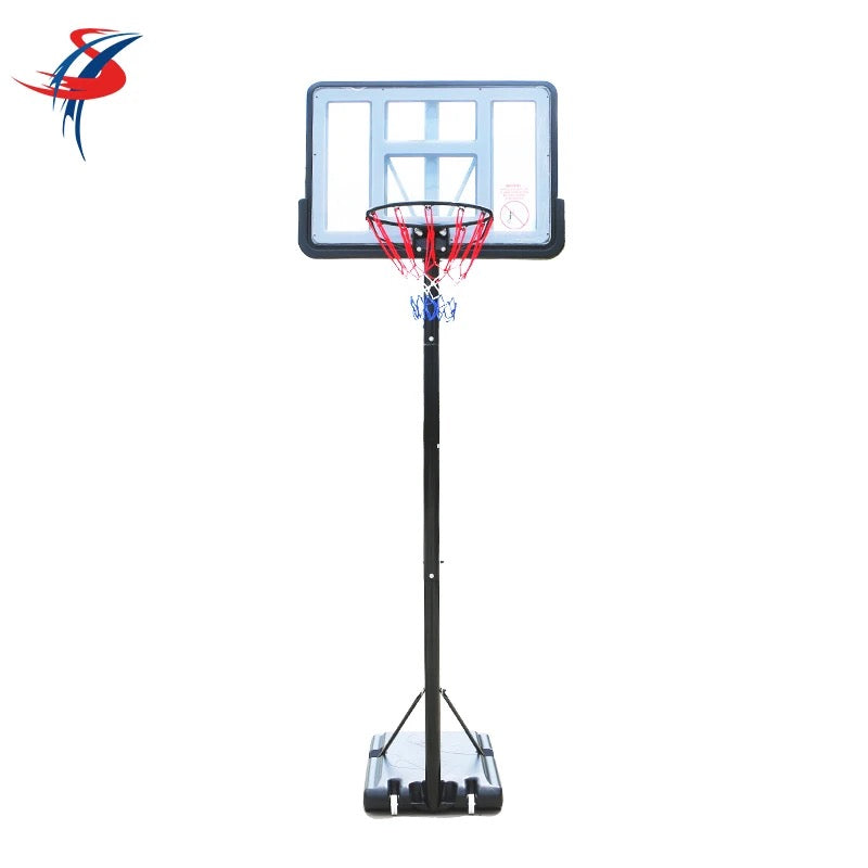 Basketball Hoop with 28-42 Inch Backboard and 2 Wheels, Basketball Hoop Outdoor