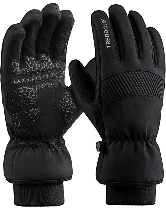 Winter Gloves for Men Waterproof: Ski 3M Thinsulate -20℉ Windproof Warm Women Glove with Touchscreen SBR Pad