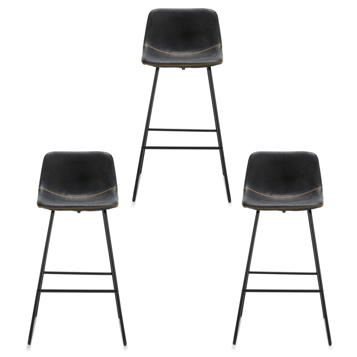 Alexander Faux Leather Barstool 24”/30”