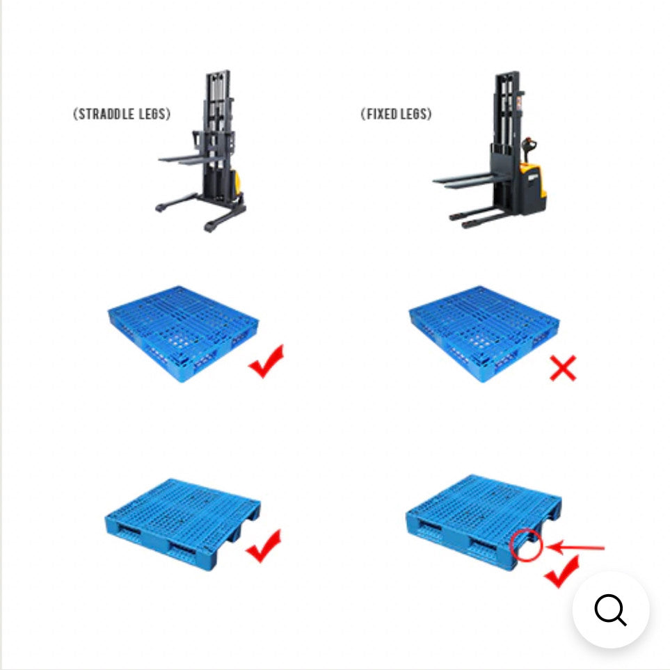 Power Lift Fixed Stacker 3300lbs 118"Lifting