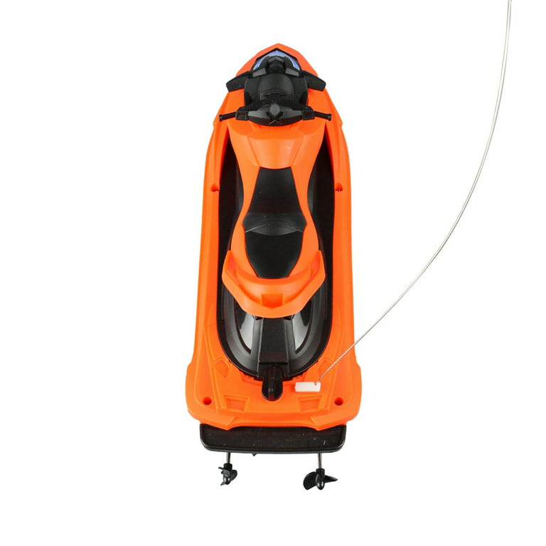 Remote Control Motor Boat, High Speed Remote Control Boat for Adults Orange