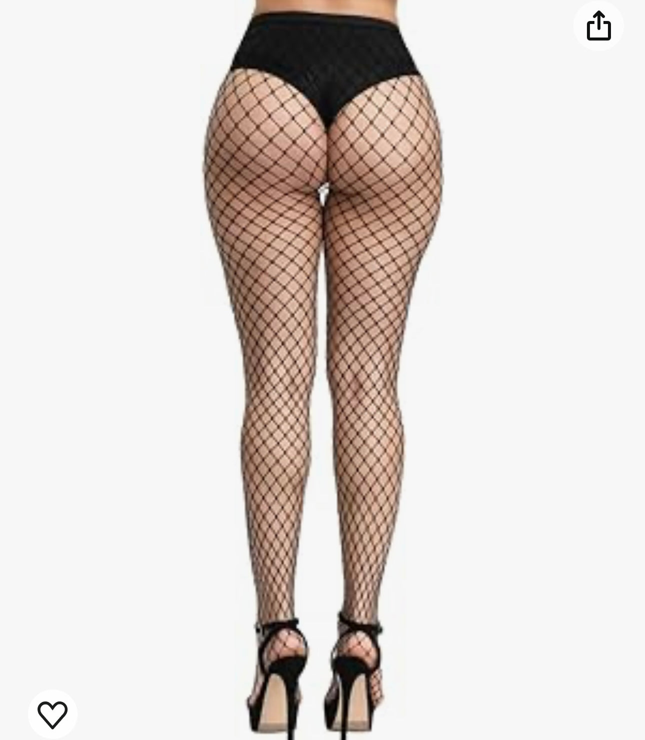 High Waist Footed Fishnet Tights Soft & Stretchy Partterned Fishnets Garter Thigh High Stockings for Women