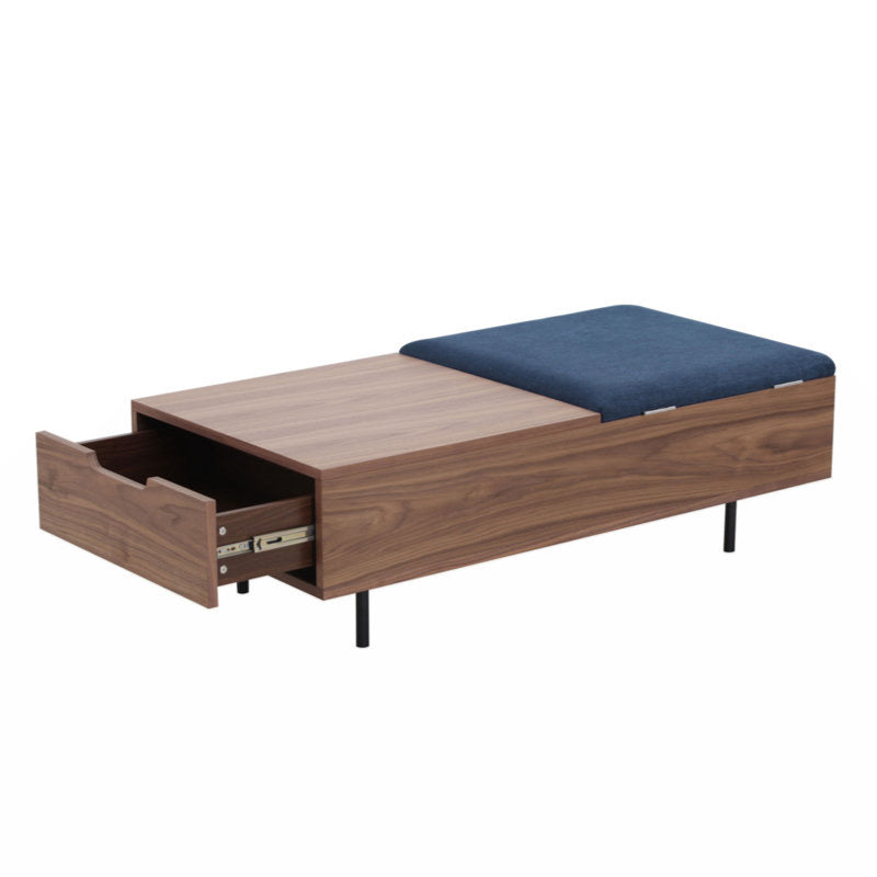 Coffee Table with Storage 15.75'' H X 47.24'' W X 23.62'' D