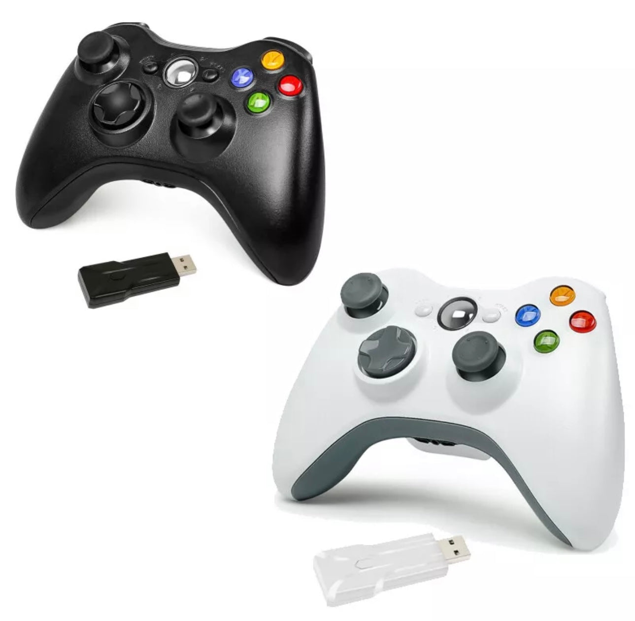 2X Wireless Controller For Microsoft XBOX 360 & 360 Slim 360E PC Console Gamepad