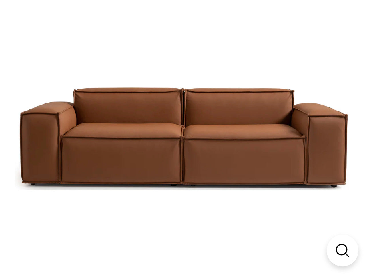 Natura Leather Sofa 2 Seat Big Size