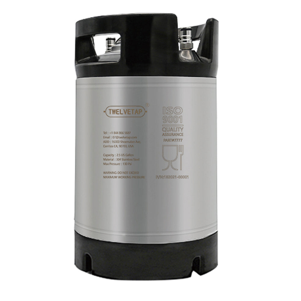 New 2.5Gallon Ball Lock Keg Hygienic