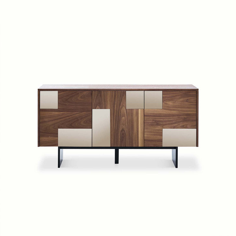 Modern Elegant Long Sideboard Buffet Cabinet 62.9''.TV Stand with Cabinet Stotage