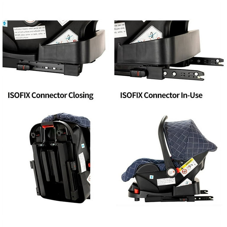 Baby Stroller, Foldable Aluminum Alloy Pushchair with Adjustable Backrest, 3 in 1 High Landscape Convertible Reversible Bassinet Pram for Infant & Toddler,BLACK
