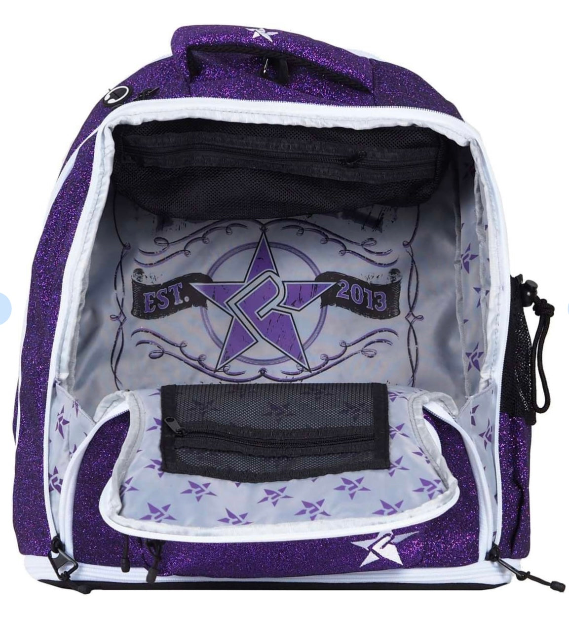DREAM BAG IN AMETHYST WITH WHITE ZIPPER