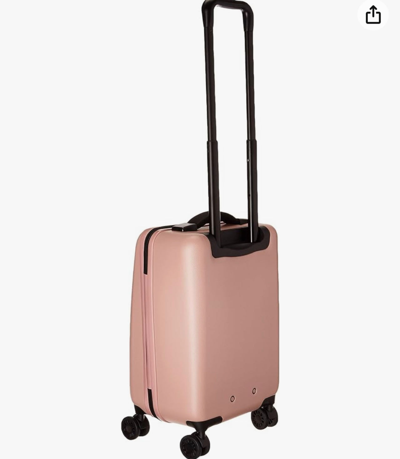 Dual ABS suitcase carry on size, 10601-01589 Pink