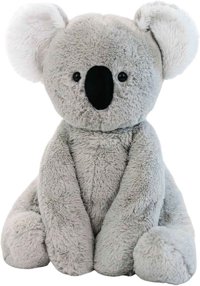 BAM + Crew 18" Distributed 5lbs Weighted Stuffed Animals, A Cuddly Koala Bear for a Sensory Weighted Plush, Weighted Stuffed Animals for Anxiety, Stress and Sleep