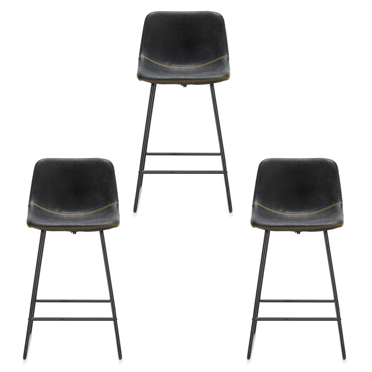 24” /26”Height Alexander Faux Leather Barstool