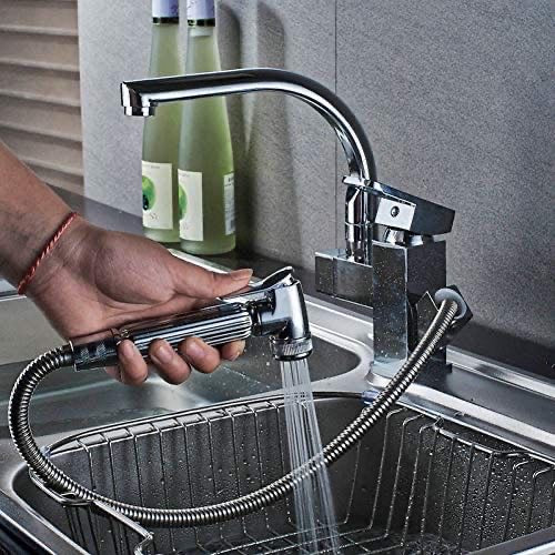 New year special offer🎁🎁Kitchen Sink Taps Kitchen Faucet Double Use Pull Out Sink Mixer Tap Hot Cold Water Tap