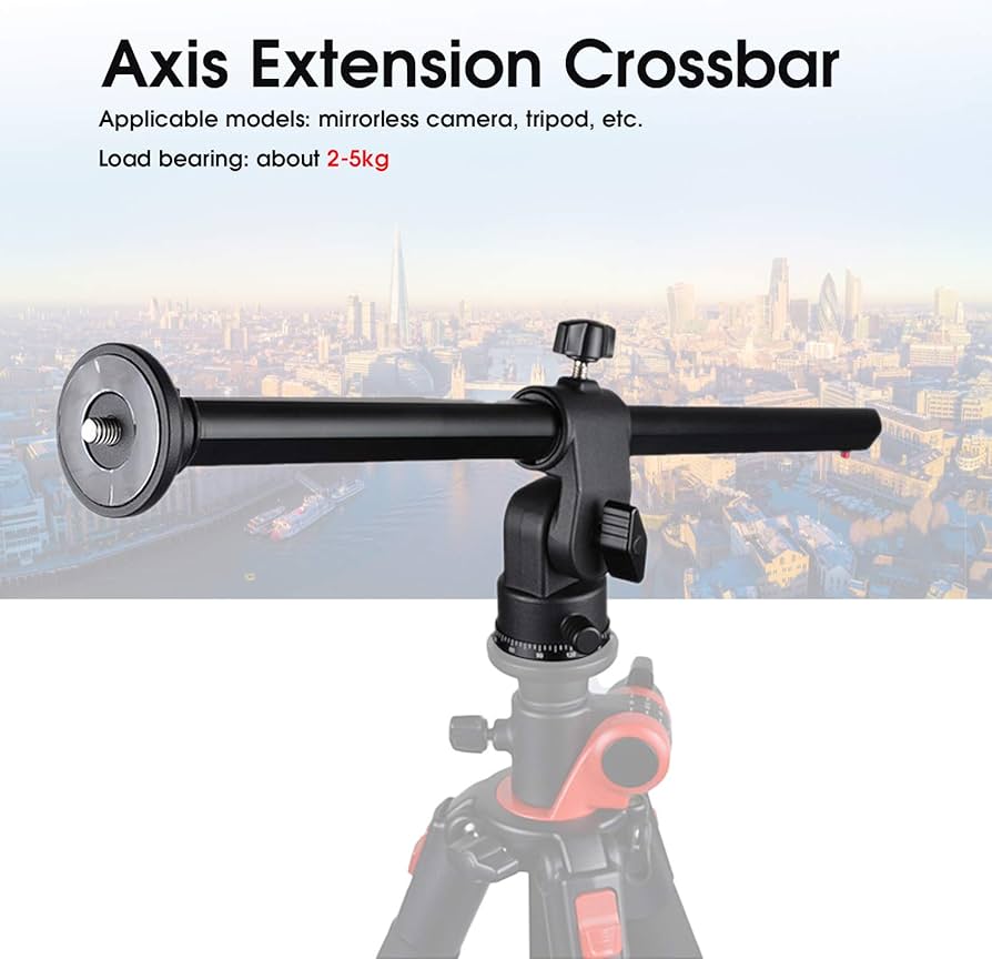 Tripod Extension, Camera Extension Pole Tripod Extension Pole SLR Camera Ballhead Bracket for Camera Macro Overhead Photography
