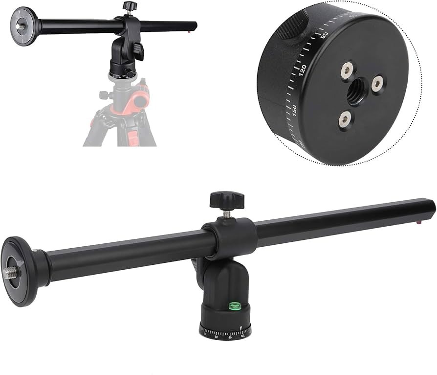 Tripod Extension, Camera Extension Pole Tripod Extension Pole SLR Camera Ballhead Bracket for Camera Macro Overhead Photography