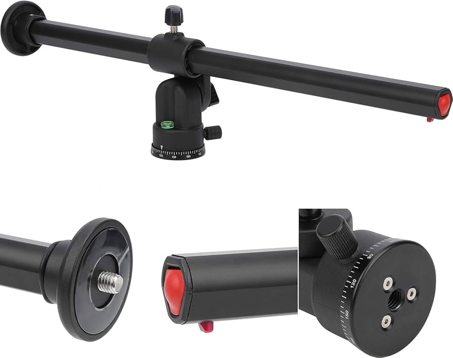 Tripod Extension, Camera Extension Pole Tripod Extension Pole SLR Camera Ballhead Bracket for Camera Macro Overhead Photography